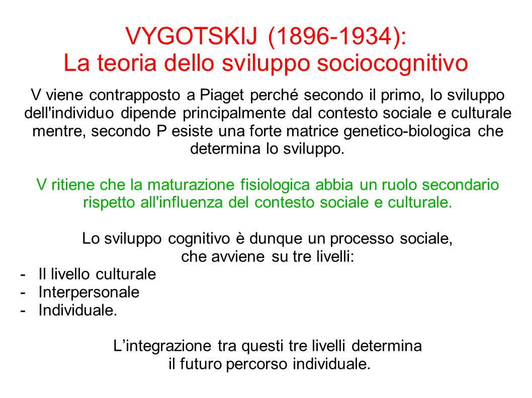 Psicologia dello sviluppo A. A ppt scaricare